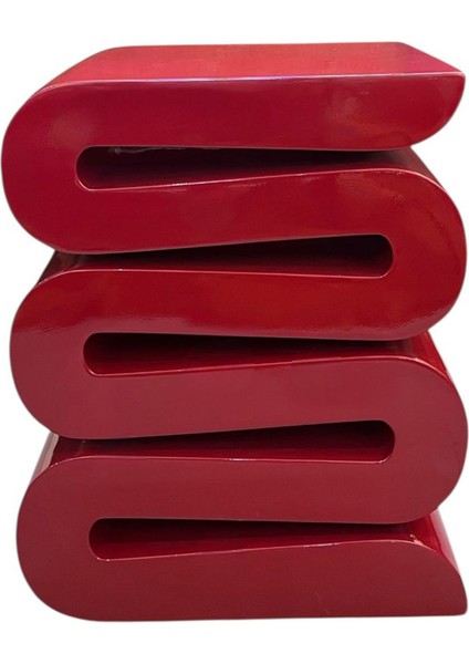 S Stool Bordo Yan Sehpa