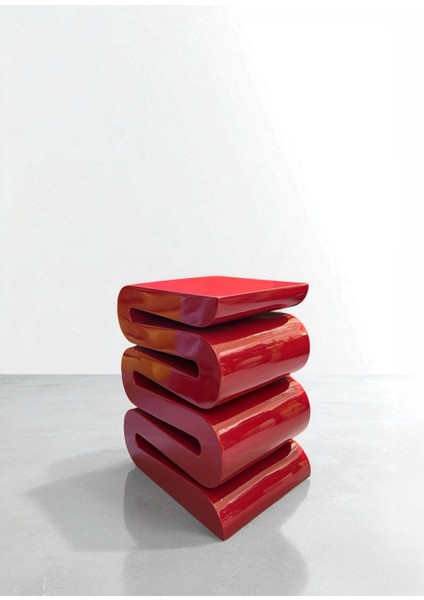 S Stool Bordo Yan Sehpa fırsatları