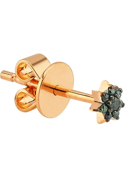 Yıldız Formlu Taşlı Kadın Altın Küpe fiyatları