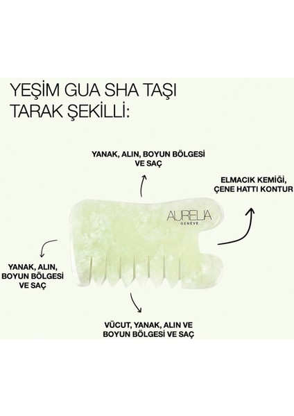 Jade Comb Gua Sha Taşı fiyatları