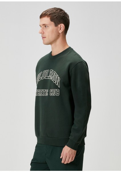 Relaxed Fit Yeşil Sweatshirt modelleri