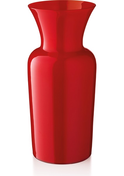 Profili Sword Lily Kırmızı Cam Orta Boy Vazo