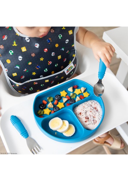 Koyu Mavi Silikon Vakumlu Tabak indirimleri