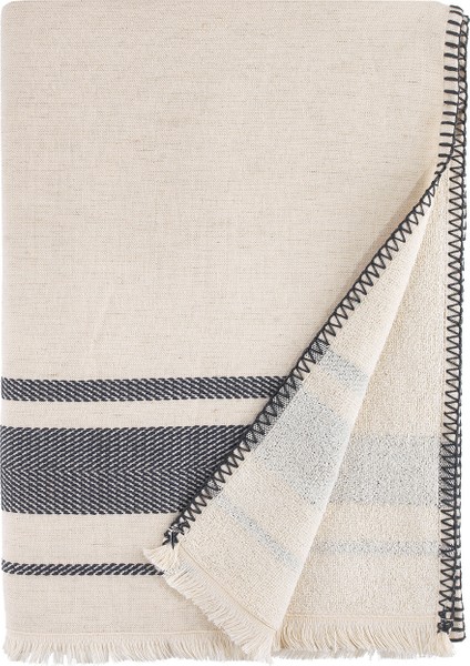 Terra Antrasit Keten Tencel™ Banyo Havlusu 90X150 cm