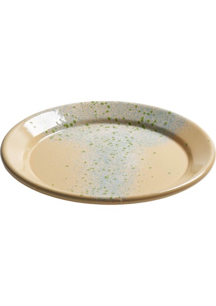 Flow Fest Sarı Emaye Yemek Tabağı 25 cm