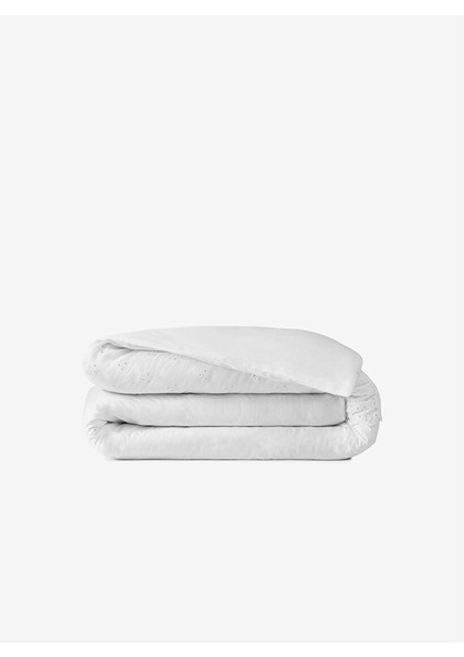 Eyelet Pamuk Çift Kişilik Nevresim Beyaz 200X220 fiyatları
