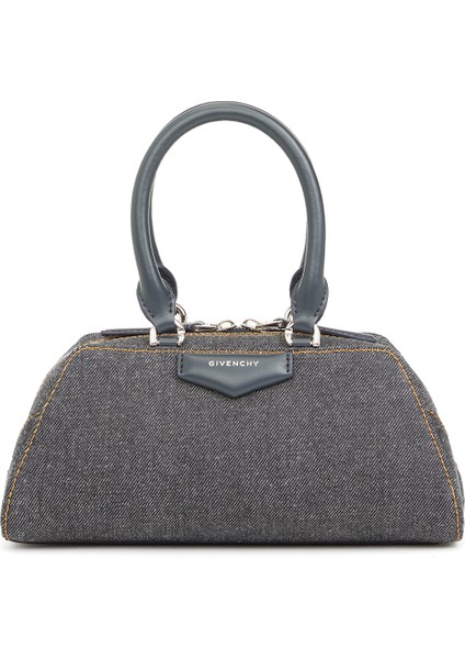 Antigona Cube Lacivert Kadın Denim Çanta