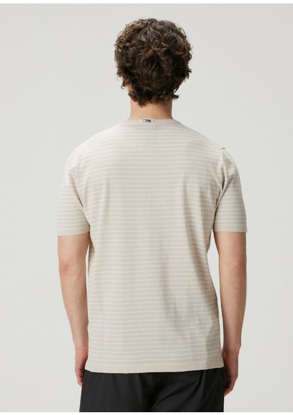 Bej Çizgili Triko fırsatları