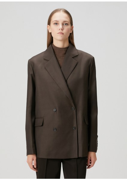 Donau Kahverengi Yün Ceket modelleri