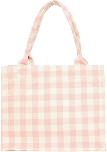 Easy Beyaz Pembe Desenli Kadın Alışveriş Çantası modelleri