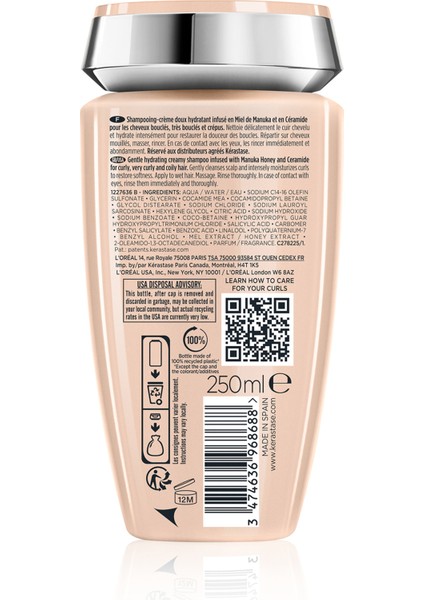 Curl Manifesto Nemlendirici Kremsi Saç Banyosu 250 ml indirimleri