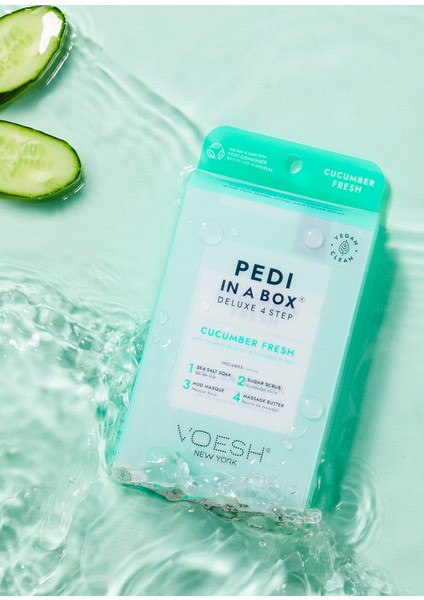 New York Pedi In A Box Deluxe Salatalık Fresh 4 Adımlı Pedikür Seti fiyatları