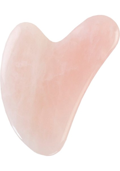 Pembe Kuvars Gua Sha Yüz Masaj Taşı