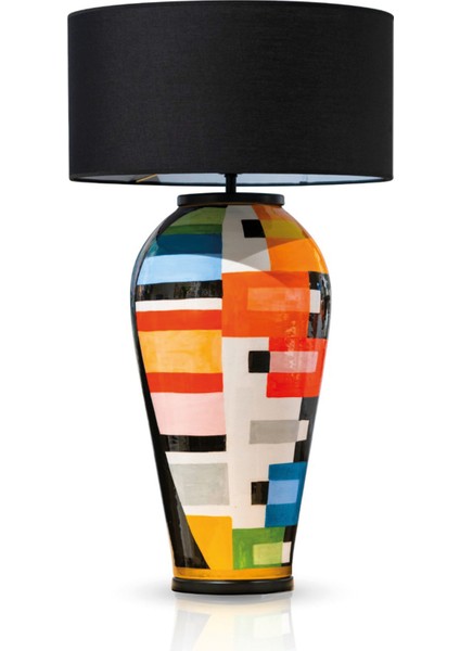 Miro El Yapımı Seramik Abajur