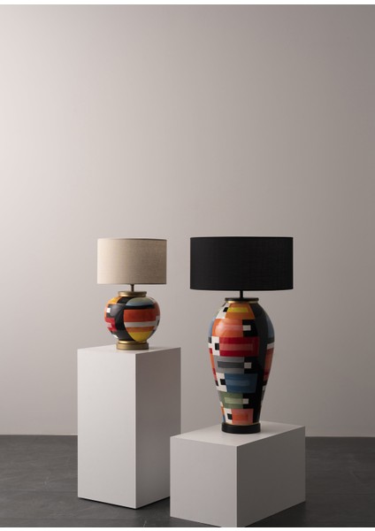 Miro El Yapımı Seramik Abajur modelleri