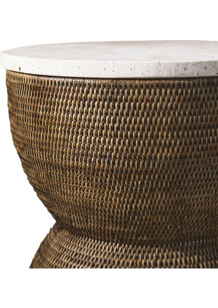 Kum Saati Rattan Yan Sehpa modelleri