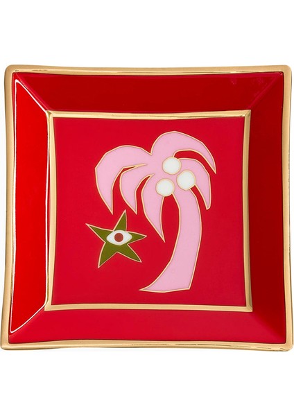 Playa Çok Renkli Seramik Dekoratif Tabak