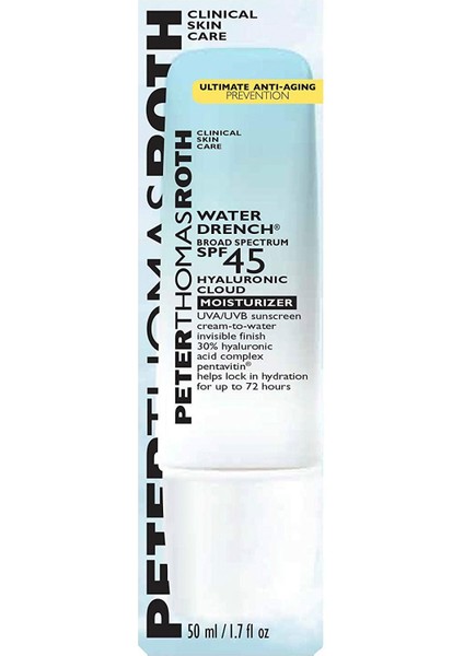 Water Drench Broad Spectrum Spf 45 Hyaluronic Cloud Nemlendirici 50 ml fiyatları