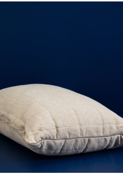 Falun Belçika Bej Keteni ve Organik Pamuk Karışımlı Bej Yastık 50X70 cm fiyatları