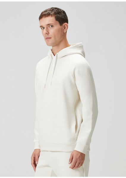 Classic Fit Açık Gri Kapüşonlu Sweatshirt modelleri
