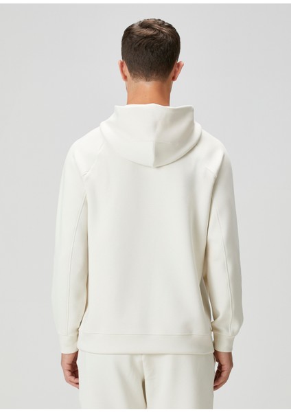 Classic Fit Açık Gri Kapüşonlu Sweatshirt fırsatları