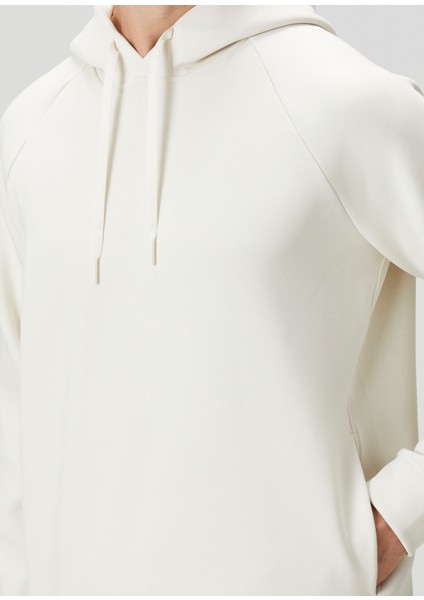 Classic Fit Açık Gri Kapüşonlu Sweatshirt indirimleri