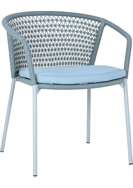 Wo Hug Gri Alüminyum Bahçe Sandalyesi