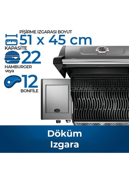 Freestyle 365 Dsıb Gazlı Mangal Barbekü