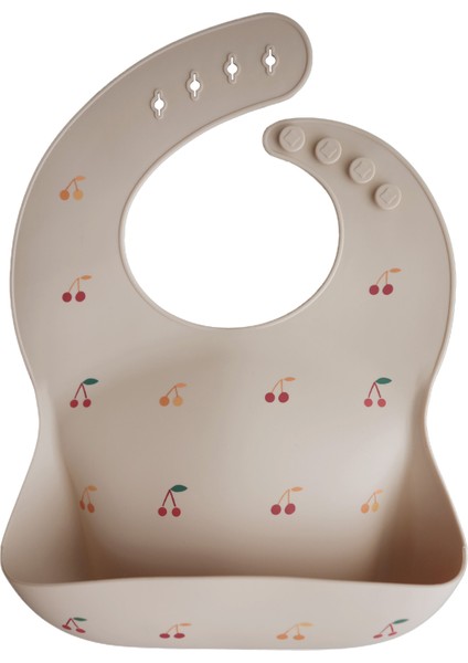 Cherries Silikon Mama Önlüğü