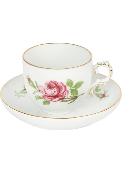 Alt Rose Porselen Kahve Fincanı
