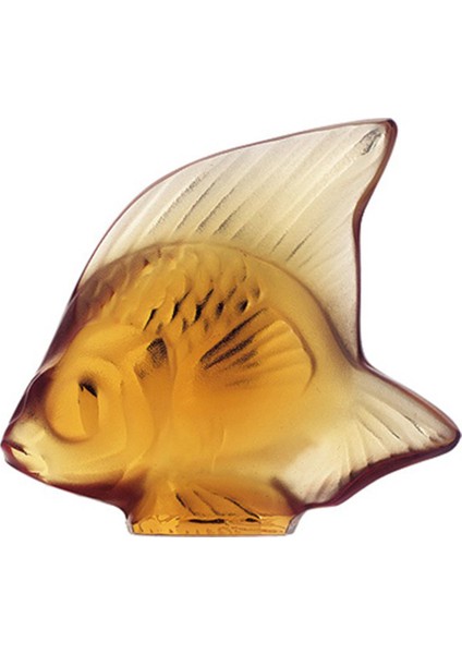Fish Kristal Amber Obje