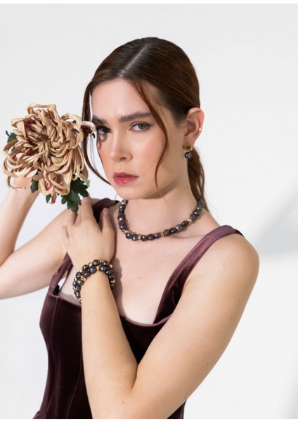 Avery No:2 Siyah Inci Kadın Bileklik fiyatları
