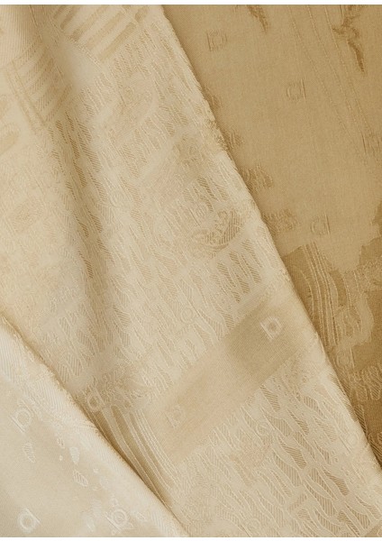 Bej Desenli Kadın Ipek Fular fiyatları