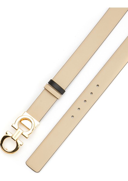 Bej Siyah Kadın Deri Kemer fiyatları