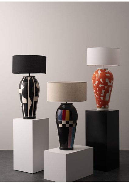 Rome El Yapımı Seramik Abajur fiyatları