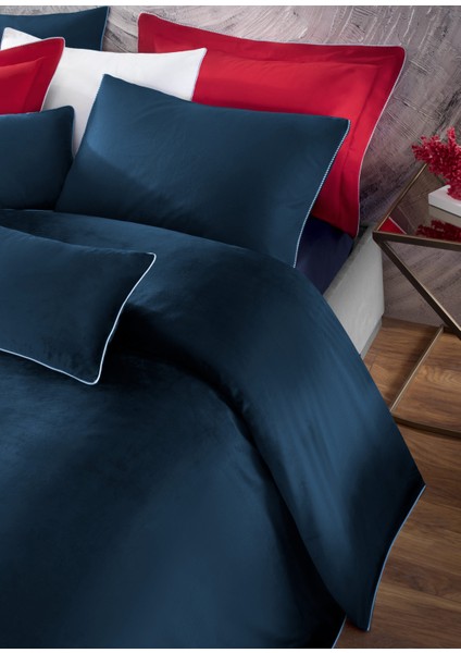 Kadife Lacivert Yatak Örtüsü fiyatları