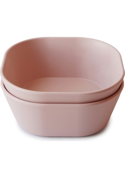 Blush 2'li Kare Çocuk Yemek Kasesi