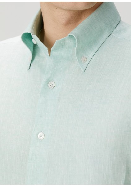 Eros Açık Yeşil Keten Gömlek indirimleri