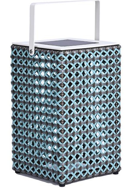 Wo Luce Güneş Enerjili Turkuaz Fener 35 cm