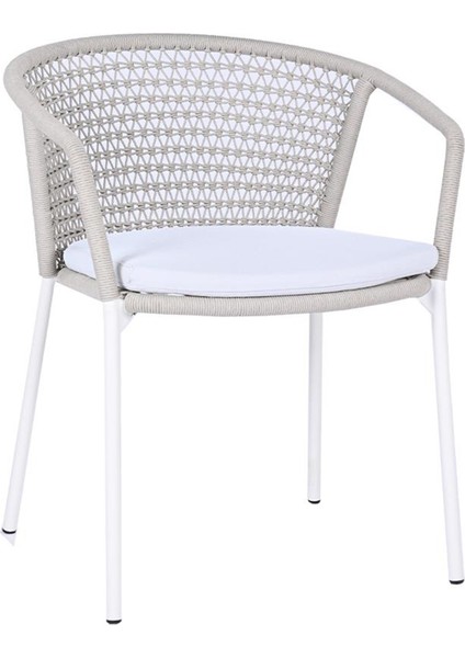 Wo Hug Beyaz Alüminyum Bahçe Sandalyesi