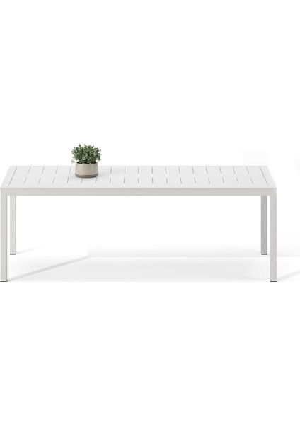Alba Beyaz Alüminyum Bahçe Masası fiyatları