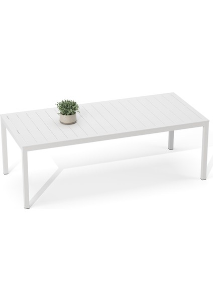 Alba Beyaz Alüminyum Bahçe Masası fırsatları