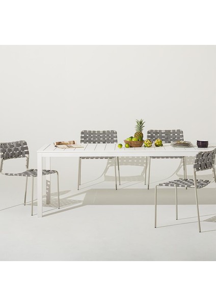 Alba Beyaz Alüminyum Bahçe Masası indirimleri