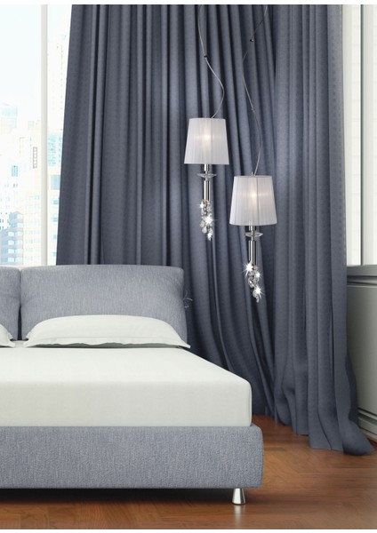 Tiffany Küçük Tekli Metal Krom Sarkıt fiyatları