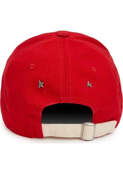 Journey Krem Kırmızı Logo Nakışlı Kadın Şapka modelleri