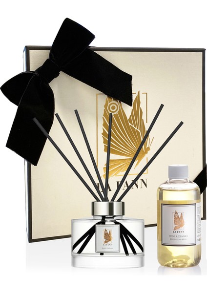 Imza Koleksiyonu Rose & Vanilla Refill Çubuklu Oda Kokusu Set 250ML