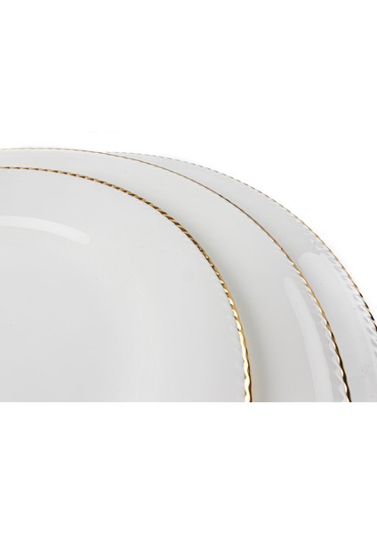 Gold Stripe Porselen 74 Parça Yemek Takımı fiyatları