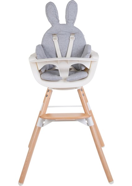 Gri Tavşan Mama Sandalyesi Minderi