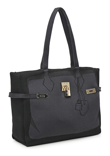 Siyah Kadın Omuz Çantası 73BS6UN01001 fiyatları