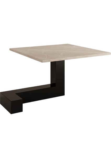 De Stijl Mermer Tablalı L Orta Sehpa